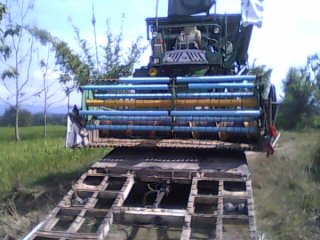 Rice Combine Harvester Sandblasting Service
