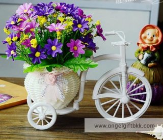 จักรยานดอกไม้ เดซี่สีม่วง