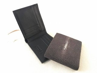 polished stingray wallet