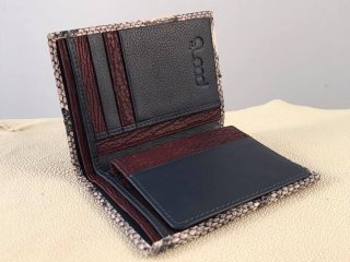 Mix exotic skins wallet vertical style