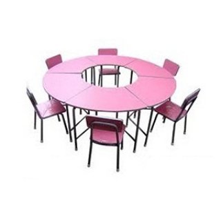 ชุดโต๊ะอนุบาล B-06 สีสดใส