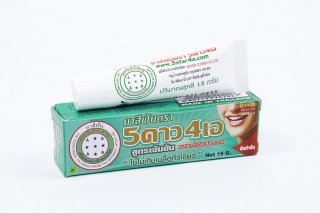 ยาสีฟันสมุนไพร 5ดาว4เอ หลอด 15 กรัม แพค 12 หลอด