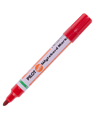 ปากกาไวท์บอร์ดหัวกลม Pilot WBMK M สีแดง 