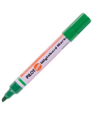 ปากกาไวท์บอร์ดหัวตัด Pilot WBMK B สีเขียว 