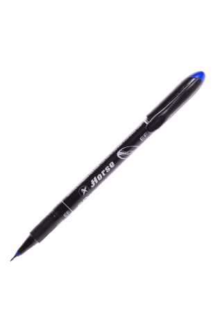 ปากกาเขียน CD ลบไม่ได้ ตราม้า H 52 (EF) สีน้ำเงิน