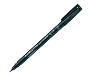 ปากกาเขียนแผ่นใส ลบไม่ได้ Staedtler 318 (F) สีดำ