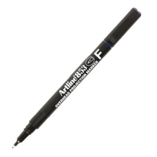 ปากกาเขียนแผ่นใส ลบไม่ได้ Artline EK 853 (F) สีดำ
