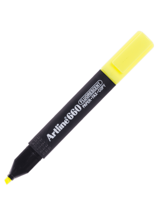 ปากกาเน้นข้อความ อาร์ทไลน์ EK 660 สีเหลือง