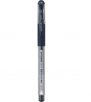 ปากกาหมึกเจล uni Signo DX UM 151 สีน้ำเงินดำ