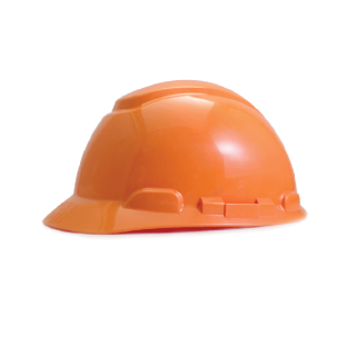 หมวกนิรภัย แบบปรับเลื่อน รุ่น H-700P (สีส้ม)