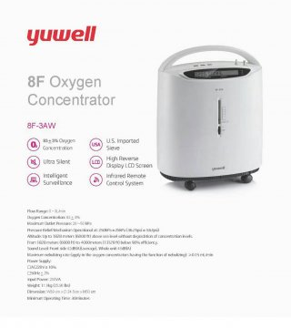 8F 3AW Oxygen Concentrator
