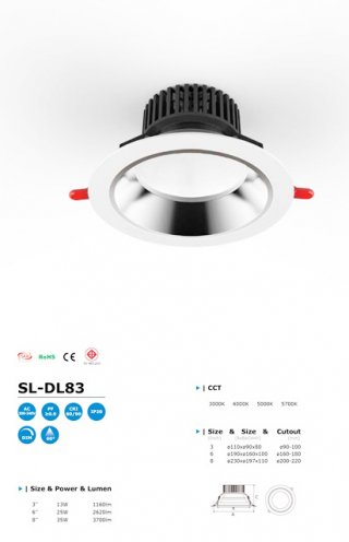 โคมไฟ LED Downlight รุ่น SL-DL83