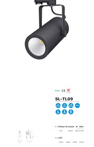 โคมไฟ LED Track Light รุ่น SL-TL09