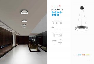 โคมไฟ LED Ceiling Light รุ่น SL-AL24A/B
