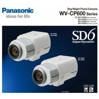 กล้องวงจรปิด Panasonic รุ่น WV-CP600 Series