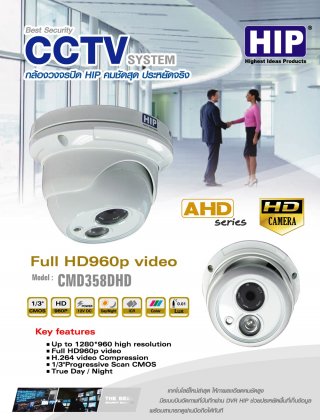กล้องวงจรปิด CCTV AHD CMD358DHD