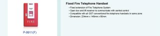 Fixed Fire Telephone Handset รุ่น P-9911(F)
