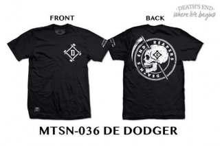 [S] เสื้อยืดคอกลมสีดำ รหัส MTSN-036 DE DODGER
