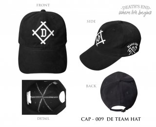 หมวกแก๊ป DEATH'S END รหัส CAP-009 DE TEAM HAT