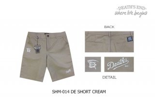 [S] กางเกงขาสั้นสีครีม SHM-014 DE SHORT CREAM