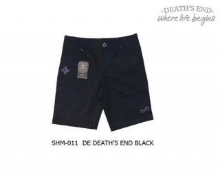 [S] กางเกงขาสั้นสีดำ SHM-011 DE DEATH'S END BLACK