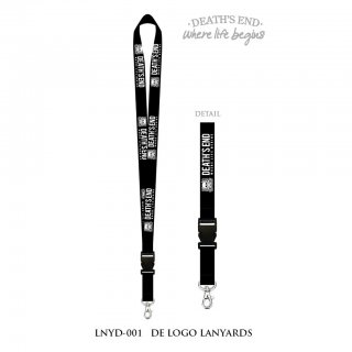 สายคล้องคอ รหัส LNYD-001 DE LOGO LANYARDS (Black)