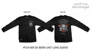 [M] เสื้อยืดแขนยาว รหัส MTLN-009 DE BIKER UNIT