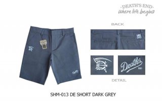 [L] กางเกงขาสั้นสีเทา SHM-013 DE SHORT DARK GRAY