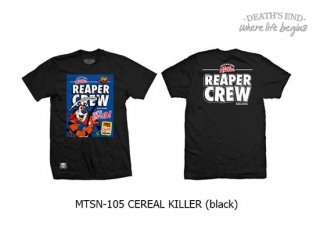 [M] เสื้อยืดสีดำ MTSN-105-CEREAL KILLER (Black)