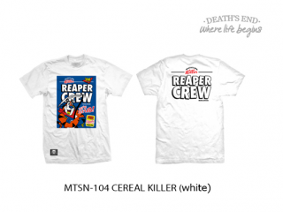 [M] เสื้อยืดสีขาว MTSN-104 CEREAL KILLER (White)