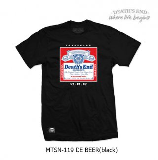 [XL] เสื้อคอกลมสีดำ รหัส MTSN-119 DE BEER (Black)