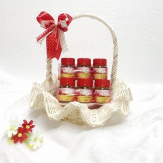Basket set 6 bottles Bird’s nest beverage with collagen Sugar Free 45cc.