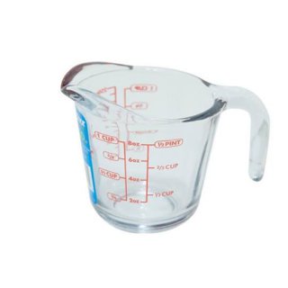 Glass Measuring Cup 8 onz Anchore