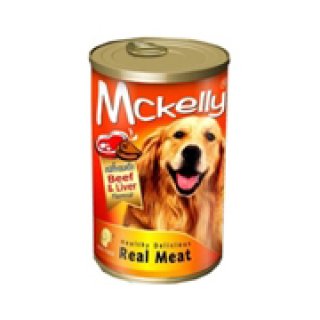 อาหารเปียกสุนัข แมคแคลลี่ รสเนื้อและตับ