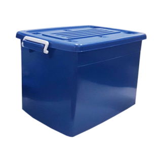กล่องพลาสติก 90 ลิตร สีน้ำเงิน #213MBL