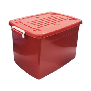 กล่องพลาสติก 90 ลิตร สีแดง #213MR