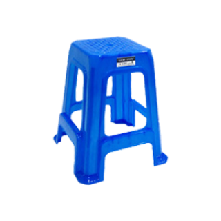 เก้าอี้พลาสติก ไม่มีพนักพิง เกรด A สีฟ้า #187TBL