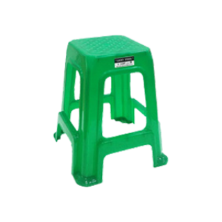 เก้าอี้พลาสติก ไม่มีพนักพิง เกรด A สีเขียว #187TG