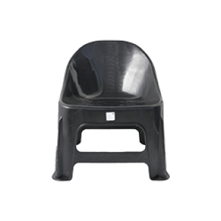 เก้าอี้พลาสติก แพนด้า สีดำ #186B