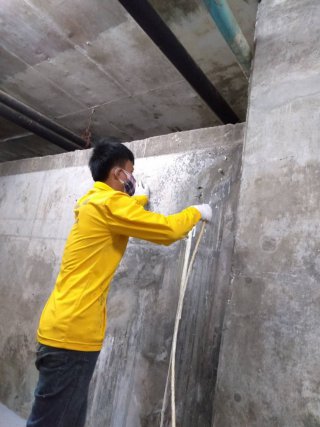 บริการงานซ่อมน้ำรั่วซึม ด้วยวิธี Pu Foam Injection