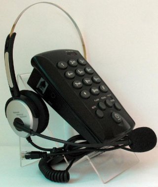 โทรศัพท์พร้อมชุดหูฟัง Call Center รุ่น T-800