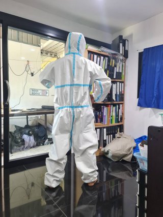 ชุด PPE ป้องกันเชื้อโรคและสารเคมี