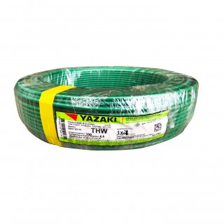 Green Electric Wire THW 4 sq.mm