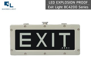 ป้ายไฟทางออกกันระเบิด (Exit Light) รุ่น BC4200