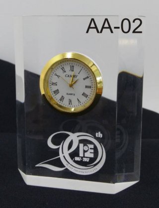 Acrylic Table Clock AA-02