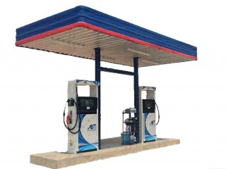 Small Fuel Station A-Type 3x6m