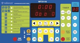 สกอร์บอร์ด Scoreboard ป้ายคะแนนไฟฟ้า รุ่น WT3116