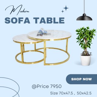 โต๊ะกลาง Modern Sofa Table Set-B