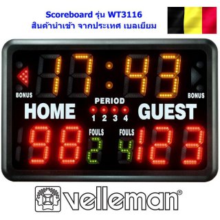 Scoreboard สกอร์บอร์ด Velleman รุ่น WT3116