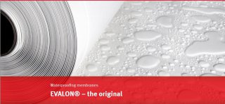 แผ่นกันซึม Evalon® PVC Sheet Membrane